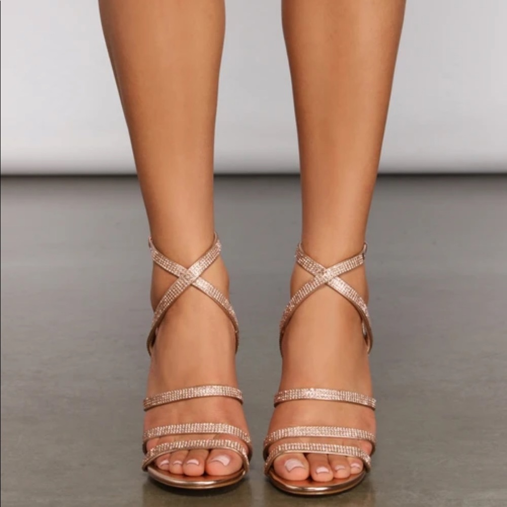Windsor Rose Gold Heels